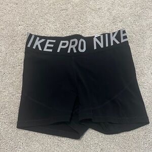 Nike Black Women's Performance Bike Shorts with Branded Waistband